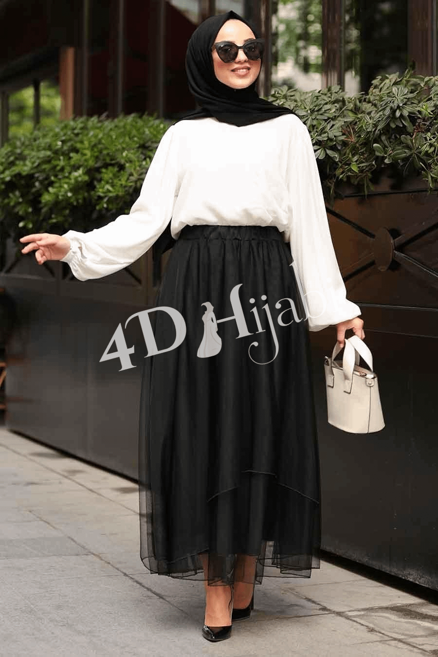 Turkish Black Skirt 4D Hijabi