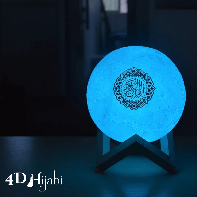 Moon Lamp Quran Speaker 4D Hijabi